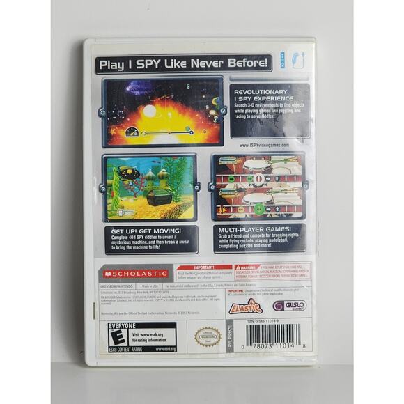 Nintendo Wii ULTIMATE I SPY -Scholastic Search Find Play - Complete & Tested VGC - Picture 2 of 5